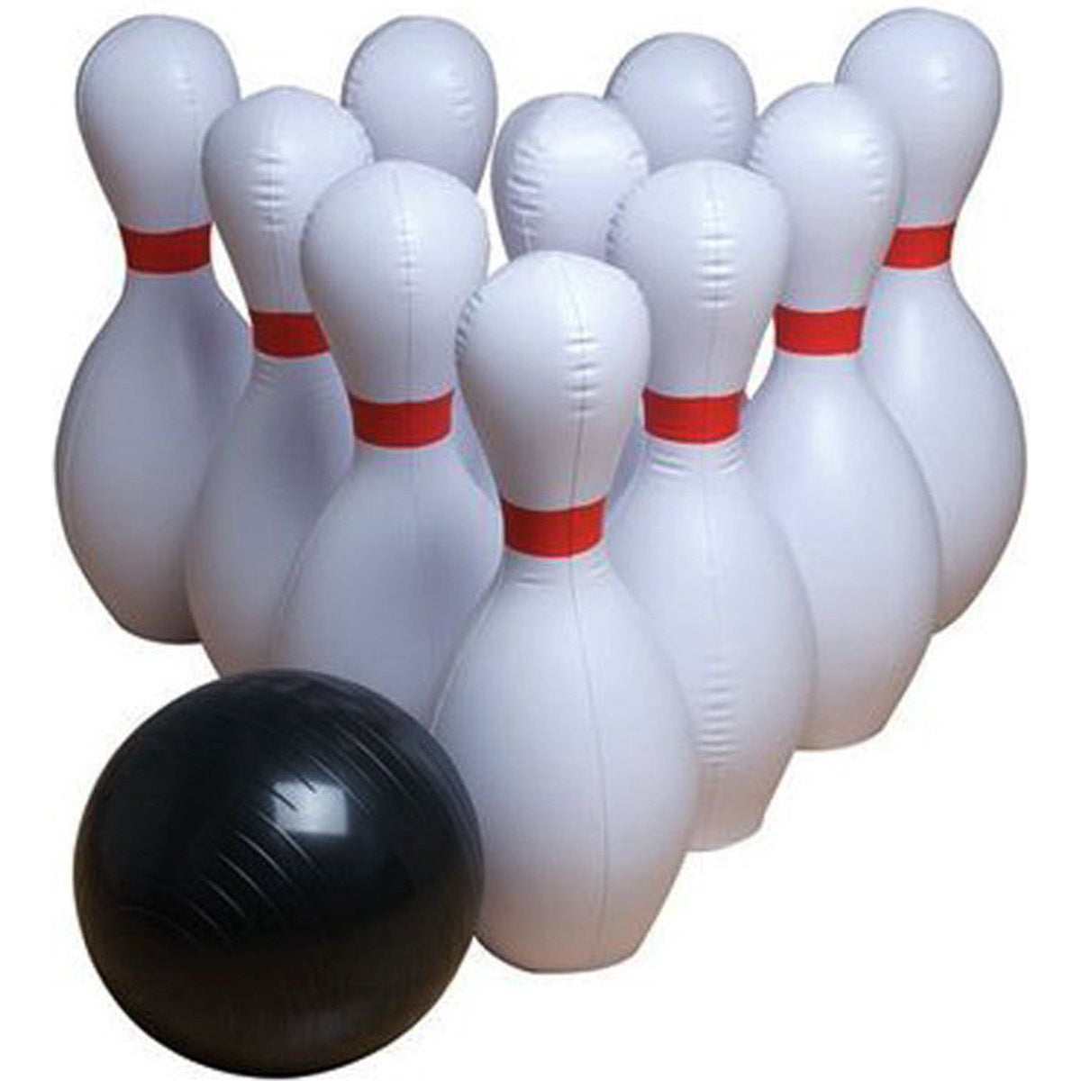 Nixnix - Mega XXL opblaasbare bowling set - 1m groot - Bowling bal - Erg groot - Speelgoed