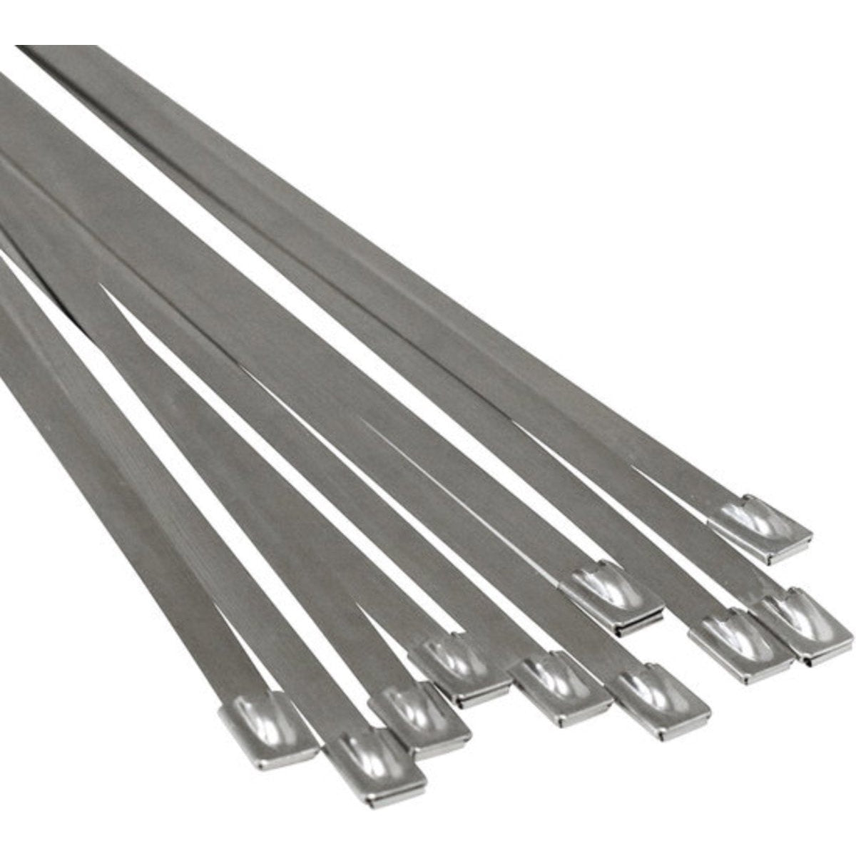 Tie wraps - RVS - 24 stuks - Lengte: 300 mm - Breedte: 4.6 mm - Roestvrij staal - Tie wrap - Kabelbinder - Tie-wrap