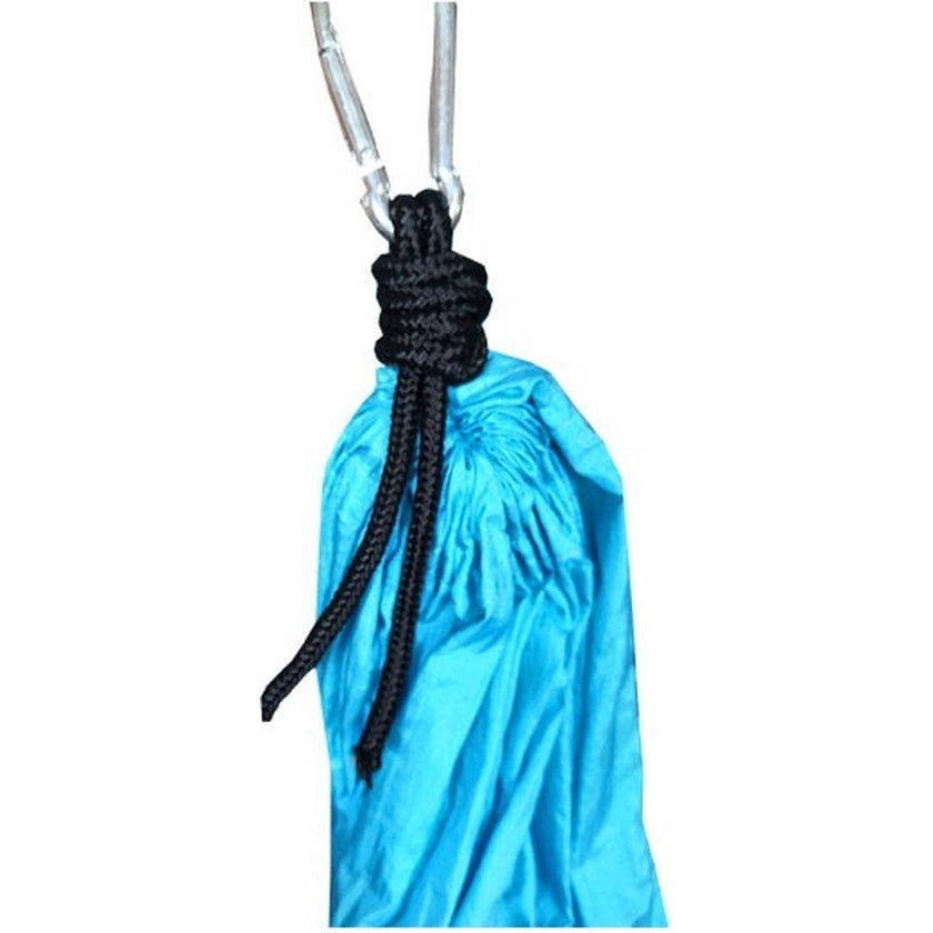 Nixnix - Yoga hangmat - Blauw - Aerial Yoga swing - Compleet systeem met 3 sets handgrepen - tot 300kg