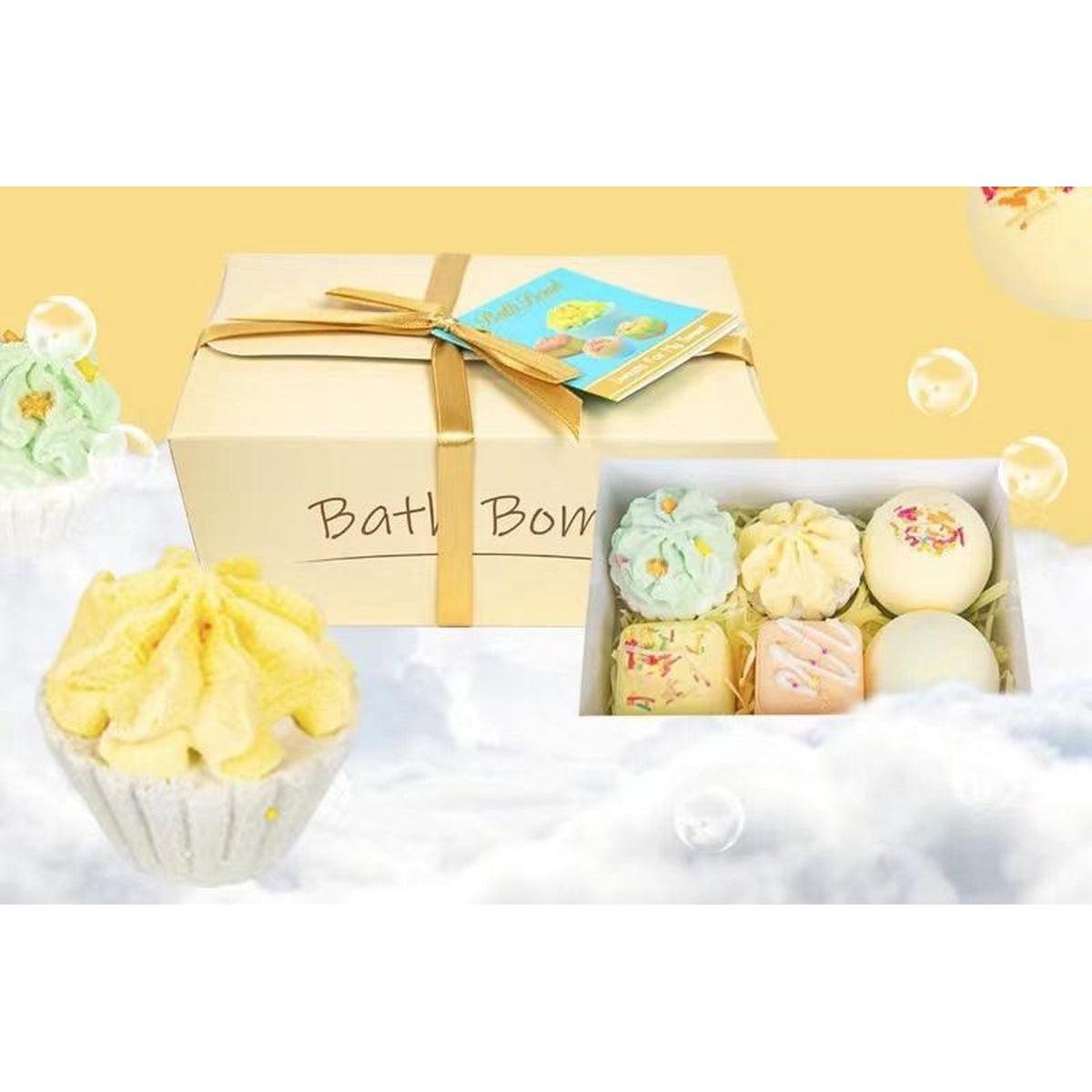 Bath bombs 6 stuks - Cupcake -Bruisballen voor in Bad