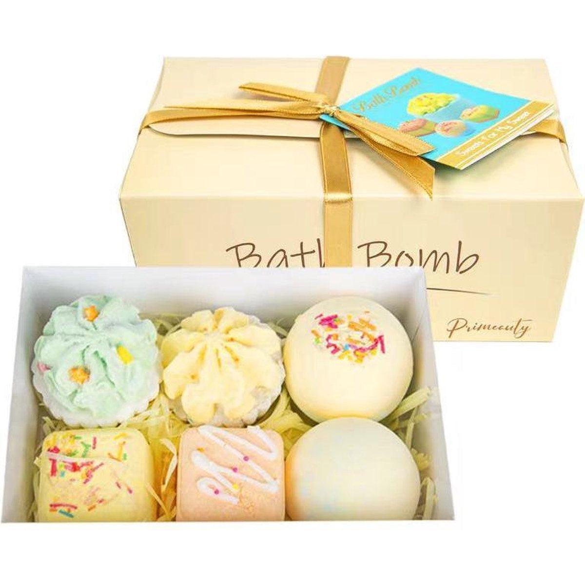 Bath bombs 6 stuks - Cupcake -Bruisballen voor in Bad