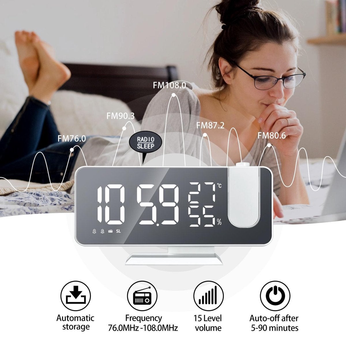 Digitale Wekkerradio - Alarm Clock