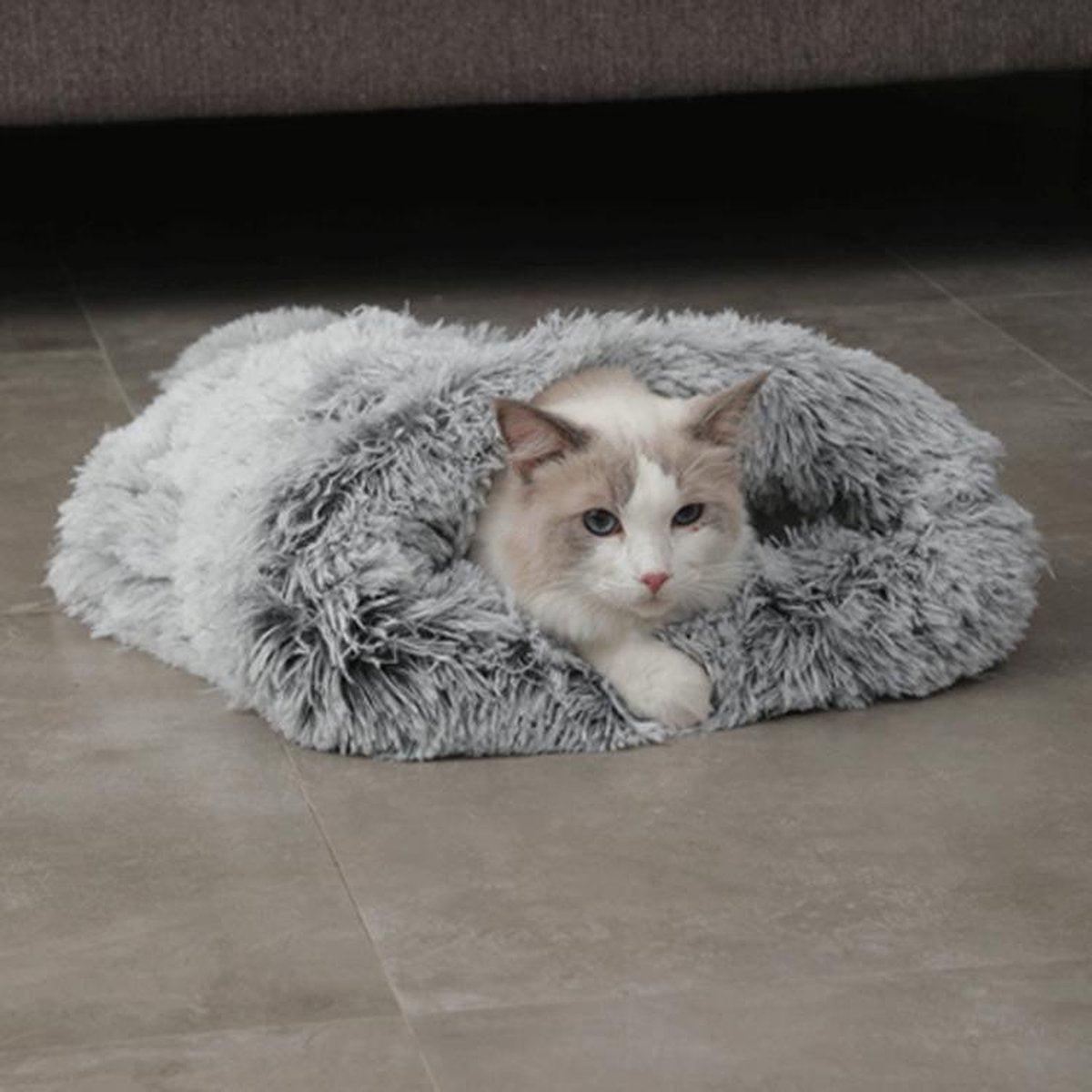 Kattenmand - Winter - Slaapzak katten