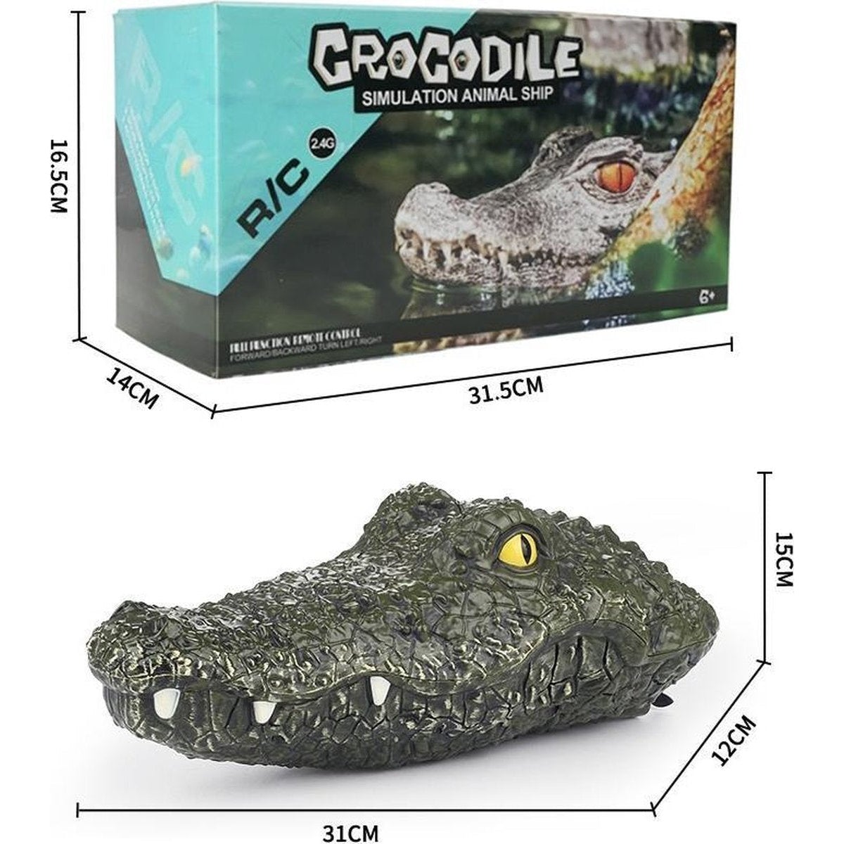 Krokodil RC boot