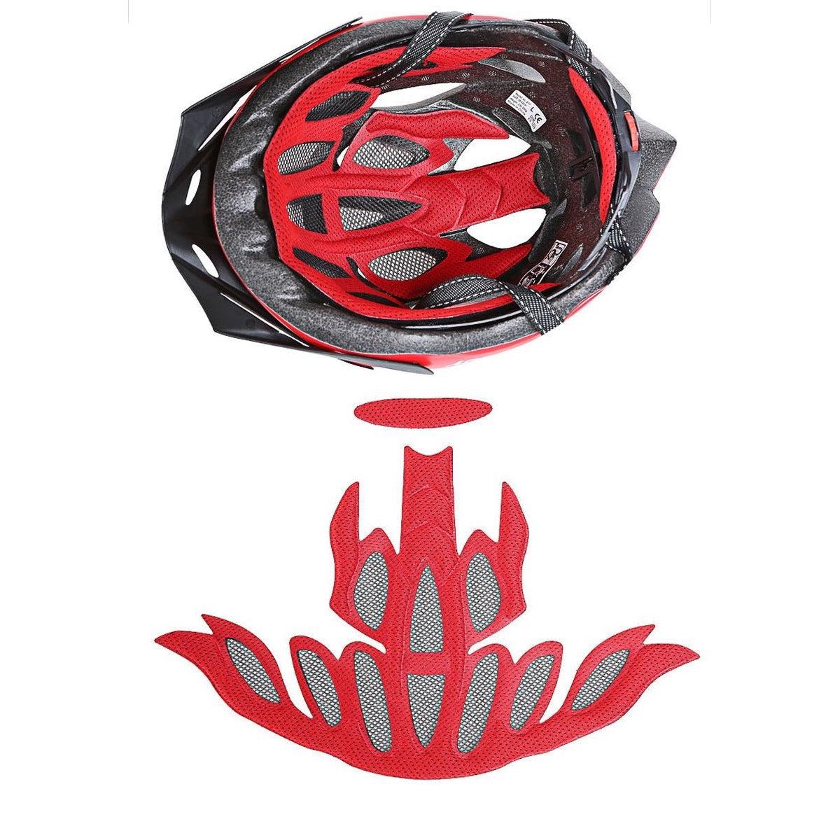 Mountainbike helm met lamp