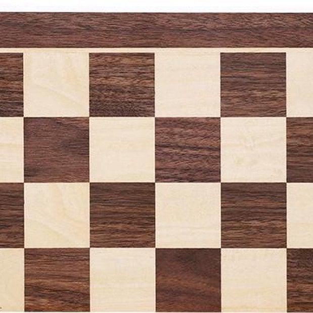 Schaakbord 40x40cm - Luxe houten editie - XL formaat