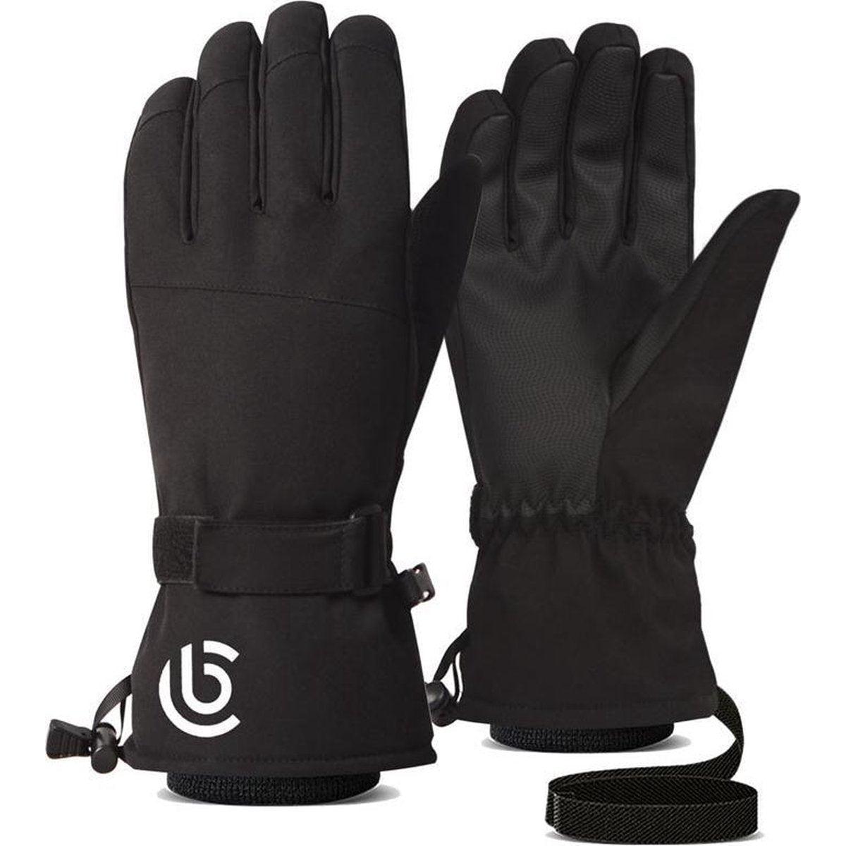 Ski handschoenen - Zwart - Maat L