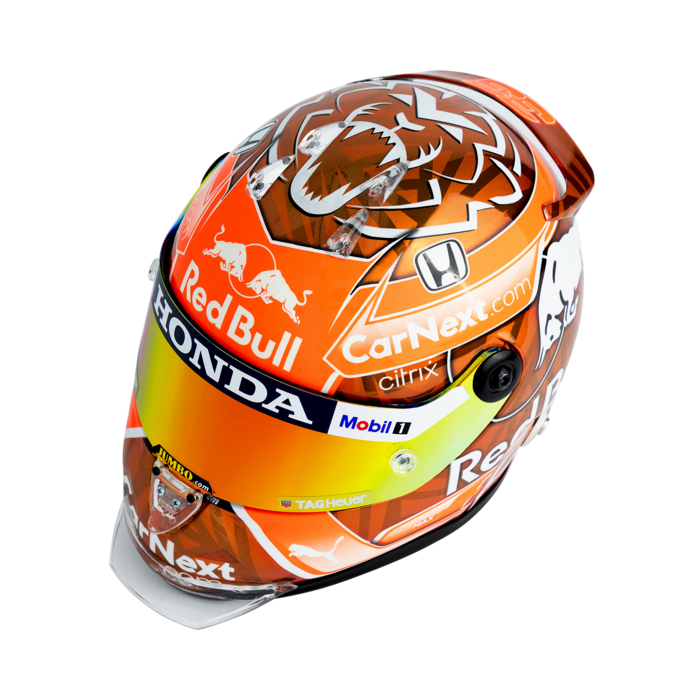 Max Verstappen Schaal 1:2 Helm Spa 2021 Incl. Tear-offs