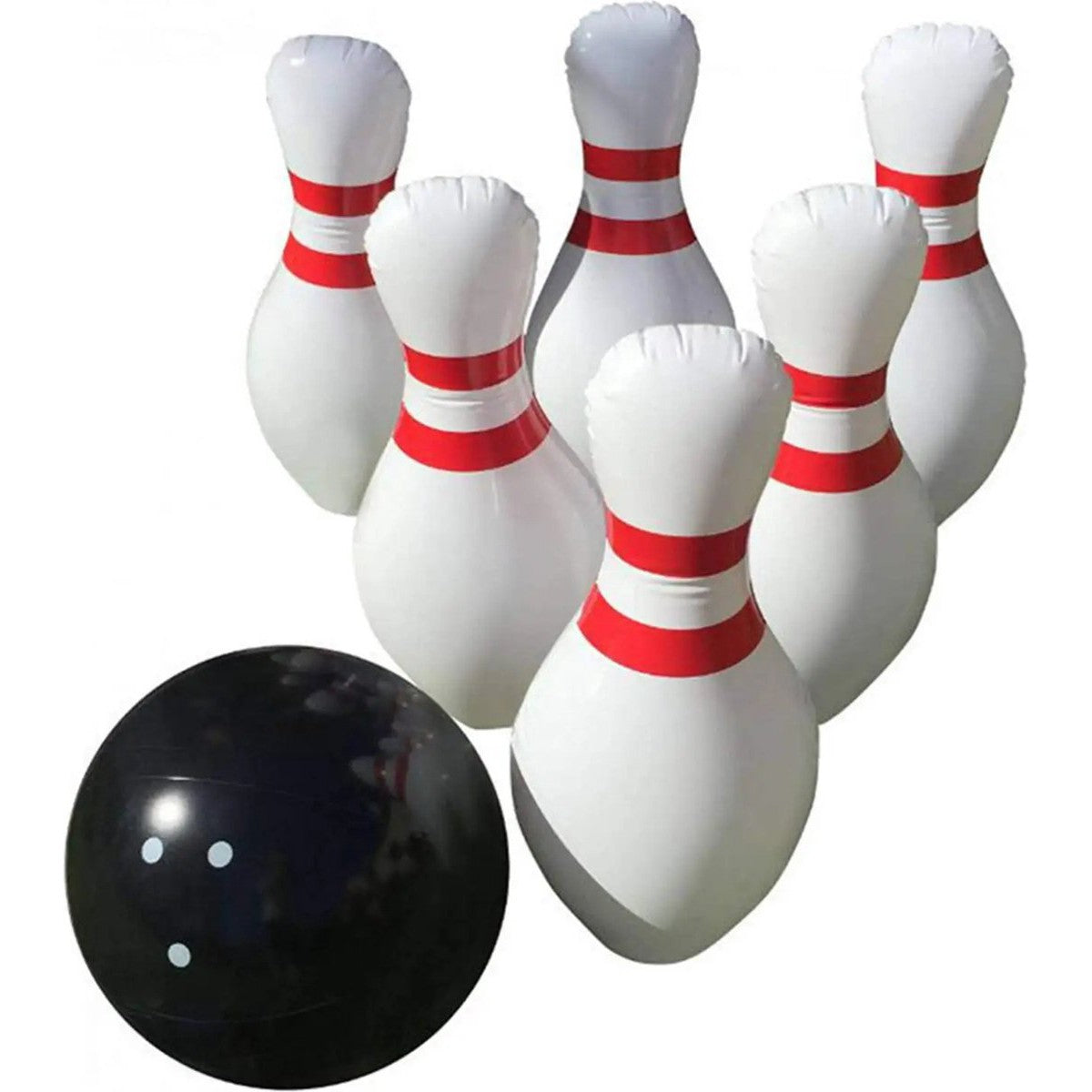 Nixnix - Mega XL opblaasbare bowling set - 60cm groot - Bowling bal - Erg groot - Speelgoed