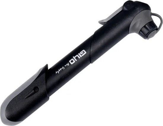 Giyo Mini fietspomp Zwart - MTB - Racefiets - Mountainbike - Nederlands Frans Autoventiel