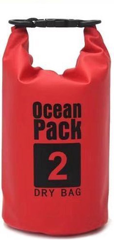 Waterdichte Tas - Droge zak - 2L - Rood - Ocean Pack - Droge zak - Survival Outdoor Rugzak - Droogzakken - Boottas - Zeiltas