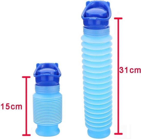 Reusable Portable Emergency Unisex Toilet - 750ML Emergency WC - Pee Bottle - Camping Toilet - Men's and Women's Urinal - Portable Toilet - Car Toilet - Children's Toilet - Closet - Pee Funnel
