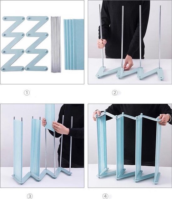 Schoenenrek - Voor 8 tot 12 Paar Schoenen - Grijs - Schoenenkast - Schoenenrekje - Nordic - Scandinavisch - Schoenen Opbergen - Schoenenplank Opbergsysteem