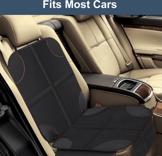 Car Seat Cover - Car Seat Protector - Black - Protective Mat - Children
