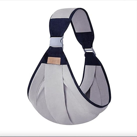 Baby Draagzak - Grijs - Schouderdrager - Sterk - Veilig - Ergonomisch