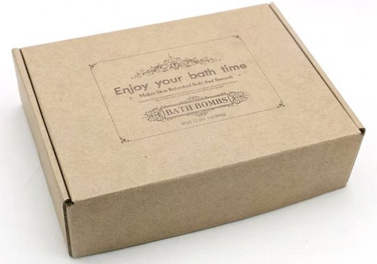 Badbruisballen 12 stuks - Bruisballen voor in Bad - 12 Etherische Aroma Badbommen - Geschenkset - Cadeau - 75g per stuk - Bruisballen bad - Badballen