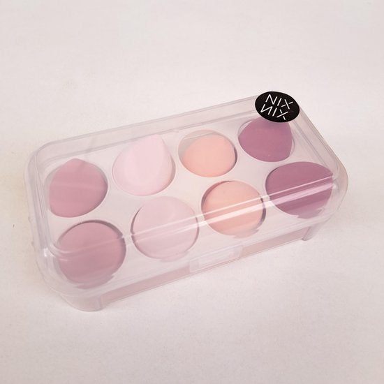 Beauty Blender Roze - Make-up spons - 8 Blenders Voordeel - Make-up blender 8 stuks - Foundation Blender - Make-up accessoires