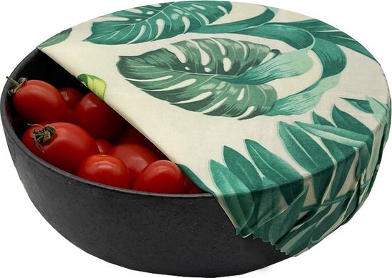 Bijenwas wraps - Bijenwas voedsel wrap - Bijenwas - Bijenwas doek - Zero Waste - 3 stuks; klein, middel, groot - Herbruikbaar - Duurzaam Cadeau - Boterhamzakje - Bijenwas Doek