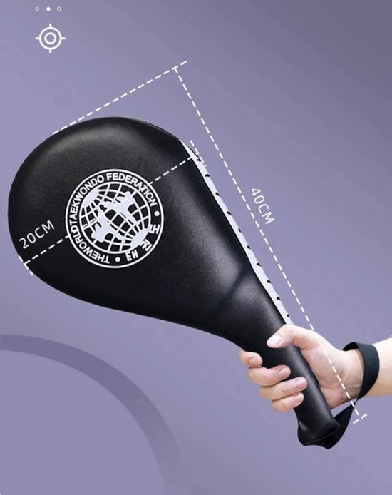 Bokspad - Blauw - 1 Stuk - Boksdoel - Bokspads - Stootkussen - Handpads - Sparkussen - Bokshandschoen - Karate/MMA/Kickboksen/Muay Thai