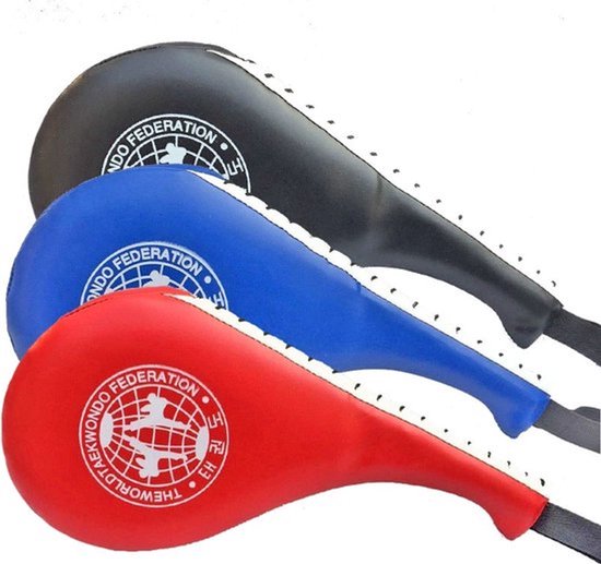 Bokspad - Blauw - 1 Stuk - Boksdoel - Bokspads - Stootkussen - Handpads - Sparkussen - Bokshandschoen - Karate/MMA/Kickboksen/Muay Thai