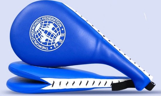 Bokspad - Blauw - 1 Stuk - Boksdoel - Bokspads - Stootkussen - Handpads - Sparkussen - Bokshandschoen - Karate/MMA/Kickboksen/Muay Thai