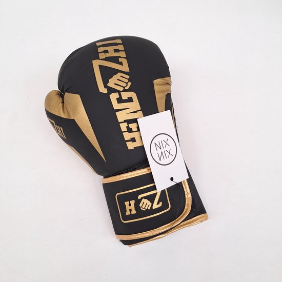 Bokshandschoenen - Zwart - 10 oz - Boks handschoenen - UFC - MMA - Kickbokstraining - Vechtsporthandschoenen - Sparringhandschoen