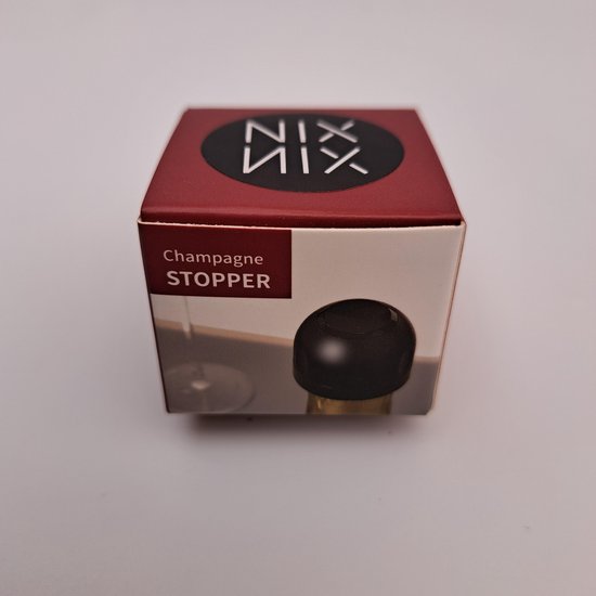Champagne Stopper Vacuüm - Mechanische Kurk - Zwart - Champagne Stopper - Keukenhulpen - Champagnefles Kurk - Flessenkurk - Siliconen - Flessenopener - Keukengereedschap - Flessenhoes