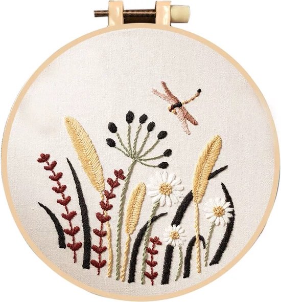 Ronde Borduurset - Libelle - Borduren - Handwerken