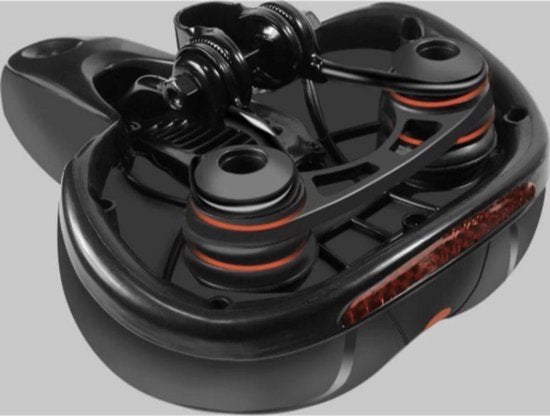 Comfort Gel Zadel - Zwart/Rood - Fietszadel - Heren Dames Zadel - Fiets zadel - Gel - Zacht - Comfort - Fiets Comfort - Fietszadel - Professioneel - Luxe - Sportzadel - Racefiets