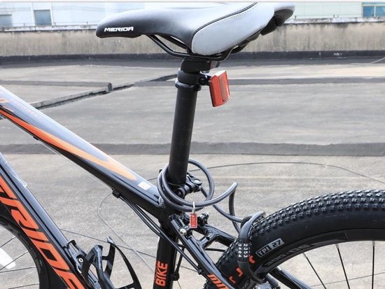 Bicycle lock Black 1.2m x 0.8cm - Cable lock - Combination lock