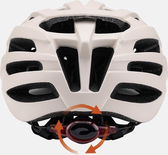 Fietshelm E-Bike met lamp - Wit - Fietshelm - Elektrische fiets