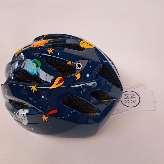 Bicycle Helmet Children - Space Theme - Blue - Bike Helmet