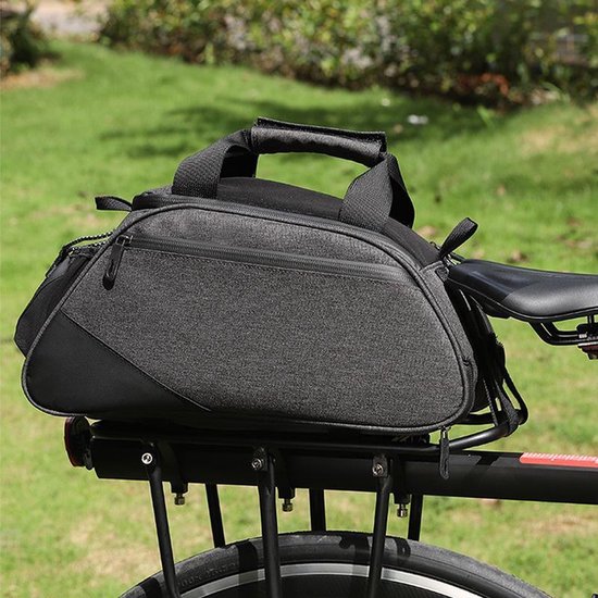 Bicycle Bag Sports Bag Black - Luggage Carrier Rear - Waterproof - Single Trunk Bag - 8 Liter - 37x19x15cm