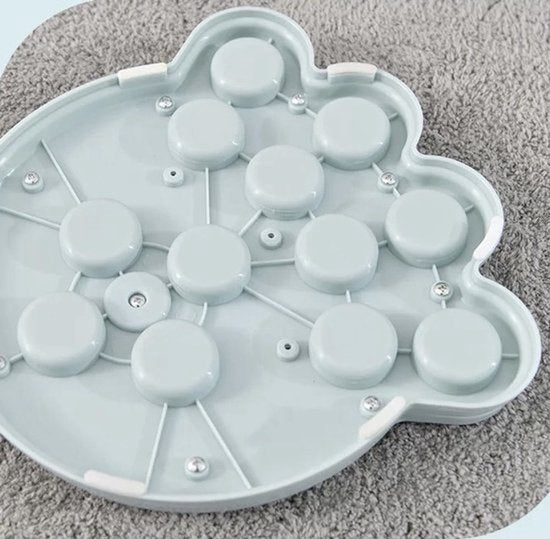 Slow Feeder Kom voor Honden en Katten - Intelligentie Speelgoed voor Hond en Kat - Anti-Schrok Brokjes & Snoepjes - Dieren Speeltjes - Hondenspeeltjes - Hondenspeelgoed