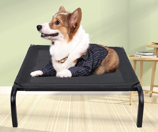 Hondenbed - Maat M - Hondenkussen - Zwart - Hondenmand - Comfortabel