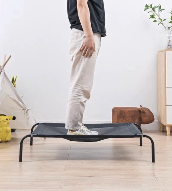 Hondenbed - Maat M - Hondenkussen - Zwart - Hondenmand - Comfortabel