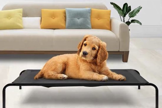 Hondenbed - Maat M - Hondenkussen - Zwart - Hondenmand - Comfortabel