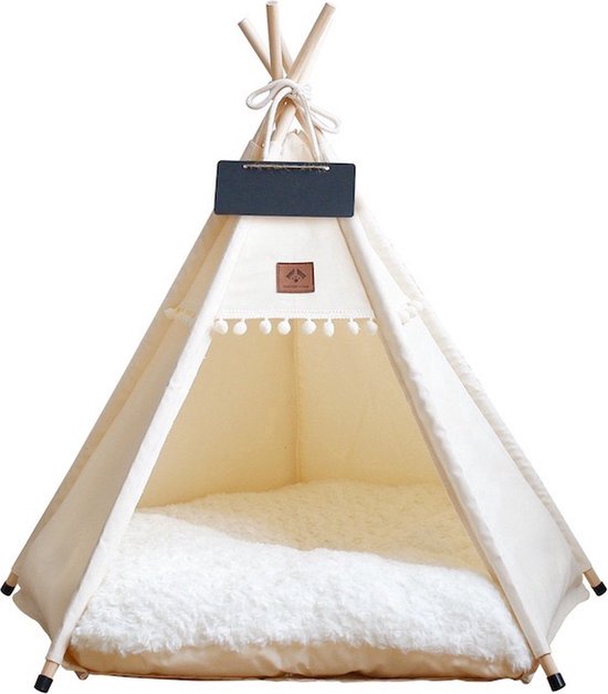 Katten Wigwam - Kat tent met kussen - Kattenmand - Winter - Warm - Slaaptent katten - Voor de echte levensgenieter