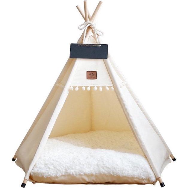 tent voor kat Katten Wigwam - Kat tent met kussen - Kattenmand - Winter - Warm