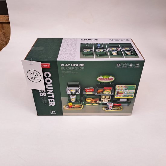 Kinder speelgoed - Sapbar - Fruitsap kraam - 35 delig - Speelgoedwinkeltje - Drinken kraam - Winkel