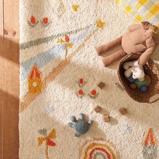 Kinder Vloerkleed - 100cm x 40cm - Kinderkamer - Babykamer - Kinderen - Baby's - Nordic - Antislip - Vloerkleed