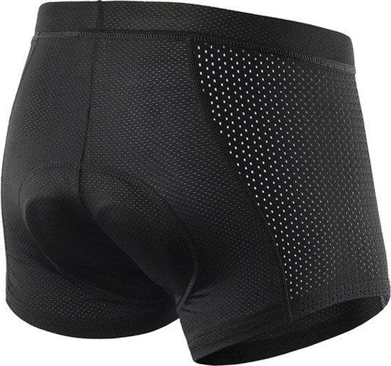 Mountainbike Onderbroek - Maat XXXL - Mesh - MTB Broek - Fiets Sportonderbroek - Zwart Blauw - Onderbroek met Zeem - 5D Gel Pad Schokbestendig
