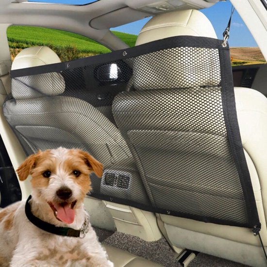 Hondennet - 62cm x 115cm - Zwart - Autonet - Universeel - Autonet -