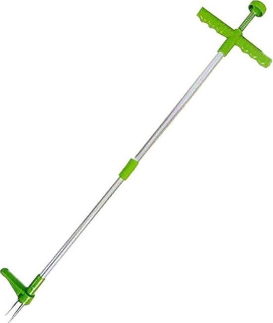Weedverwijderaar Met Voetplaat - Onkruidtrekker - Onkruidwieder - Onkruid Verwijderen - Gras - Gazon - Tuin
