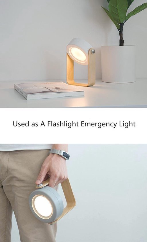 Opvouwbare LED-lamp 3 verschillende lichtstanden USB-oplaadbaar Tent Kamperen Outdoor Veranda Cadeau Terras Bureau Lezen Zaklamp Verlichting Lichtje Kerst Sinterklaas Pasen