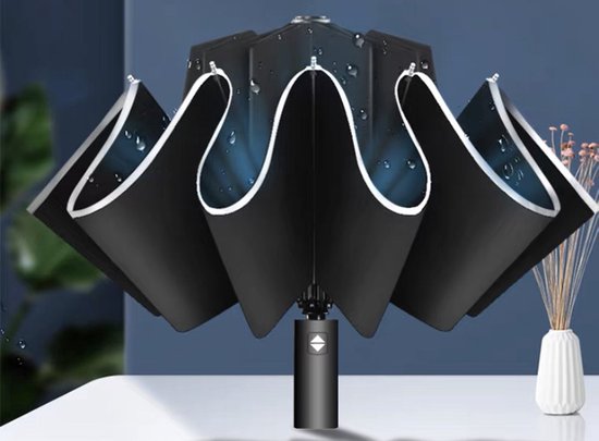 Foldable Paraplu - Waterdicht - Reflectie