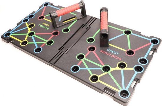 Professioneel 30 in 1 Push Up Bord - Uitklapbaar opdrukbord - Workout Fitness - Spierbord - Thuis krachttraining - Push Up Bars