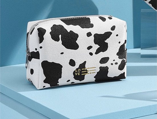 Reis Toilettas Koeienprint - Travel Etui Organizer voor Toiletartikelen Kamperen & Reizen Accessoires – Toilettas voor Dames en Heren