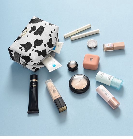 Reis Toilettas Koeienprint - Travel Etui Organizer voor Toiletartikelen Kamperen & Reizen Accessoires – Toilettas voor Dames en Heren