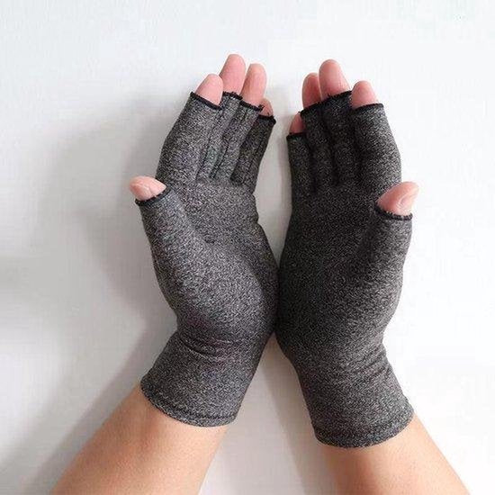 Reuma Handschoenen - Artrose - Artritis - Maat XL - Grijs - A-kwaliteit - Thuiswerk handschoenen - Compressie Handschoenen - Carpaal Tunnel